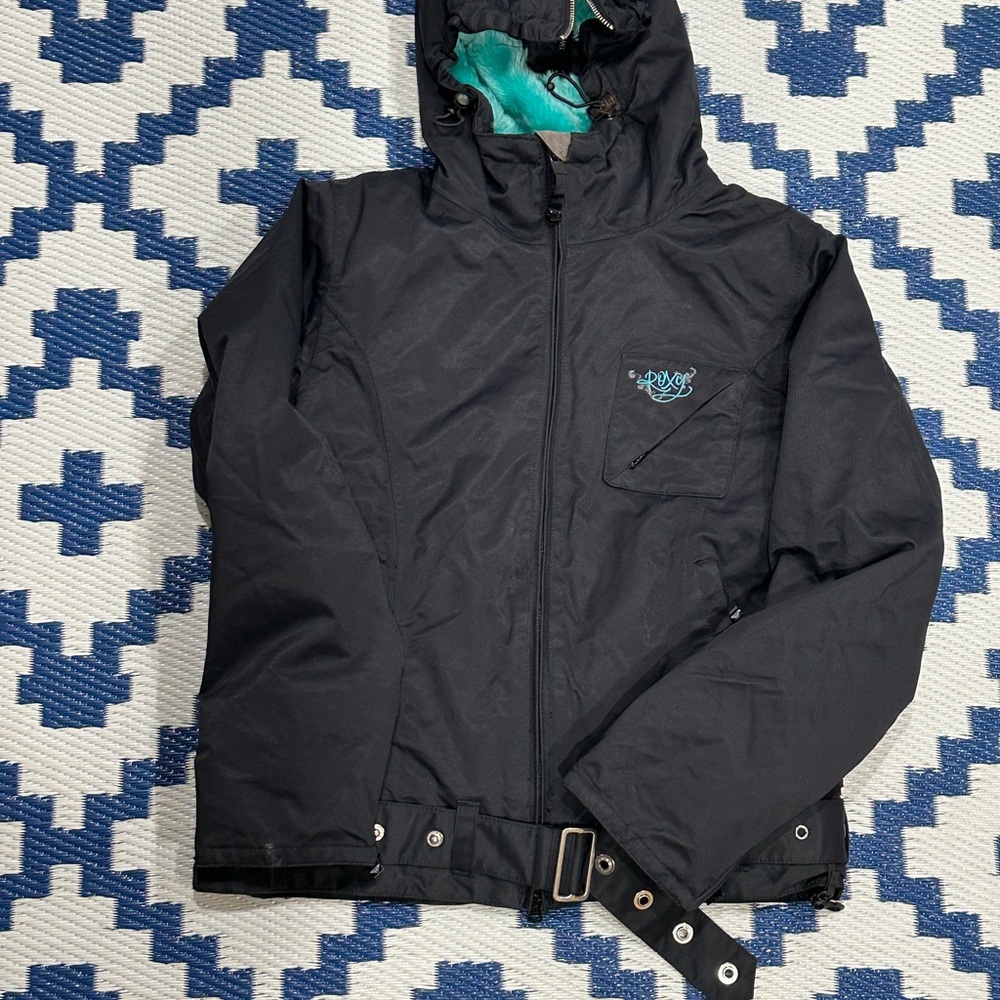 Roxy Snow Ski Snowboarding Jaket Black Womens M